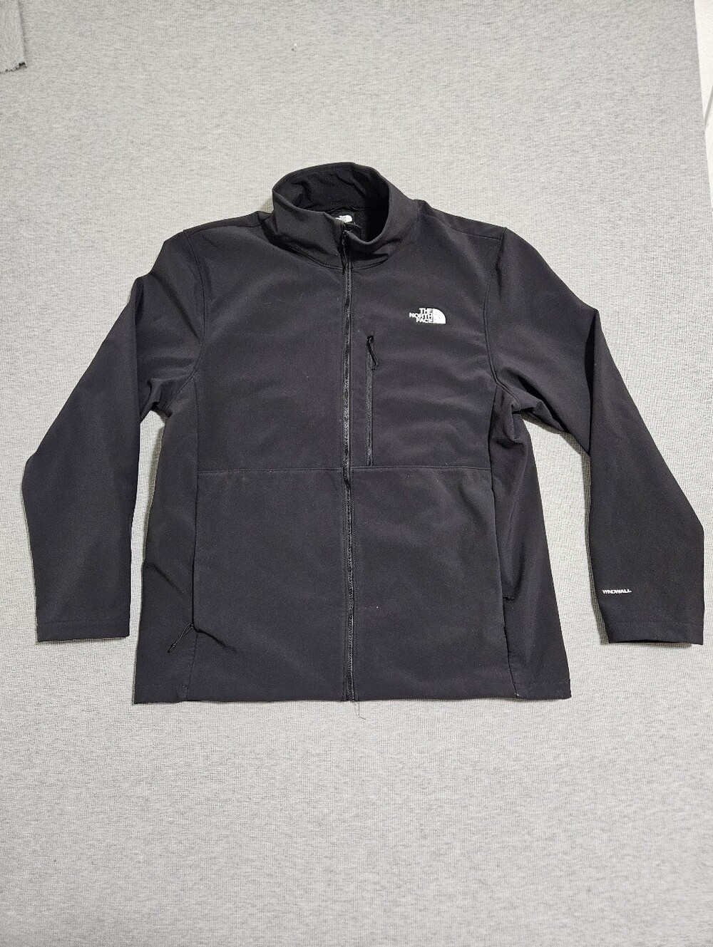 The North Face black Windwall softshell jacket mens XL outdoor hiking